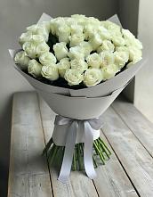 Букет 35 Белых роз в Охе