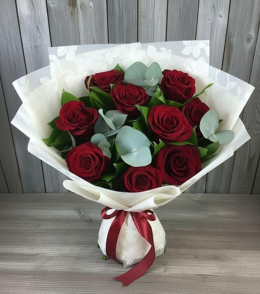 Букет цветов из: Розы в Охе