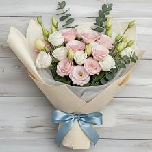 Букет цветов из:  Лизиантусы в Охе