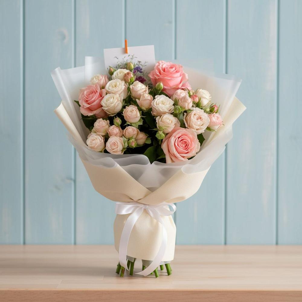 Букет цветов из: Розы в Охе