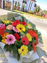 Букет цветов из:  Герберы #REPLACE_PRED# Охе