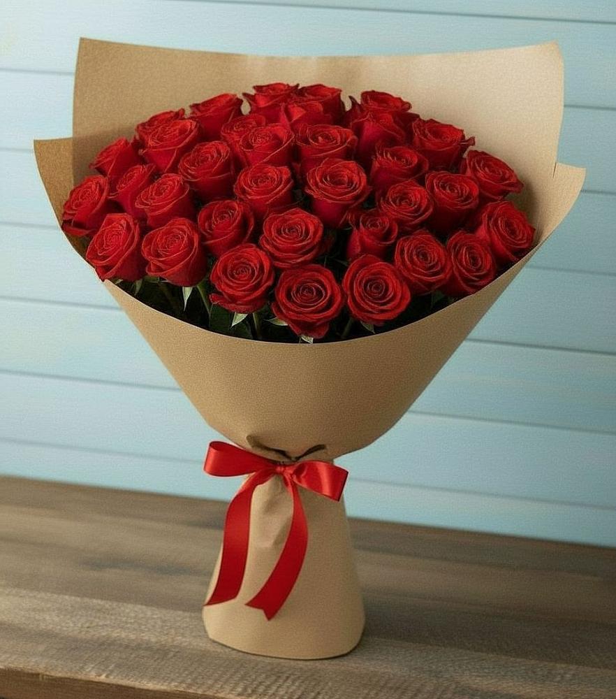 Букет Красные розы Милано в Охе