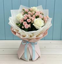 Букет цветов из:  Розы в Охе