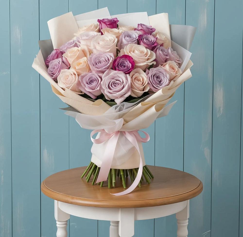 Букет цветов из: Розы в Охе