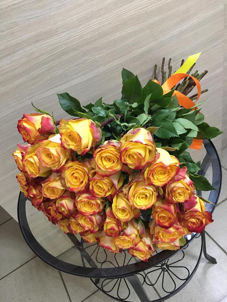 Букет Желтые розы в Охе