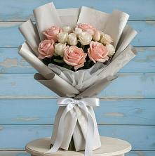 Букет цветов из:  Розы в Охе