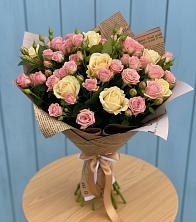 Букет цветов из:  Розы в Охе