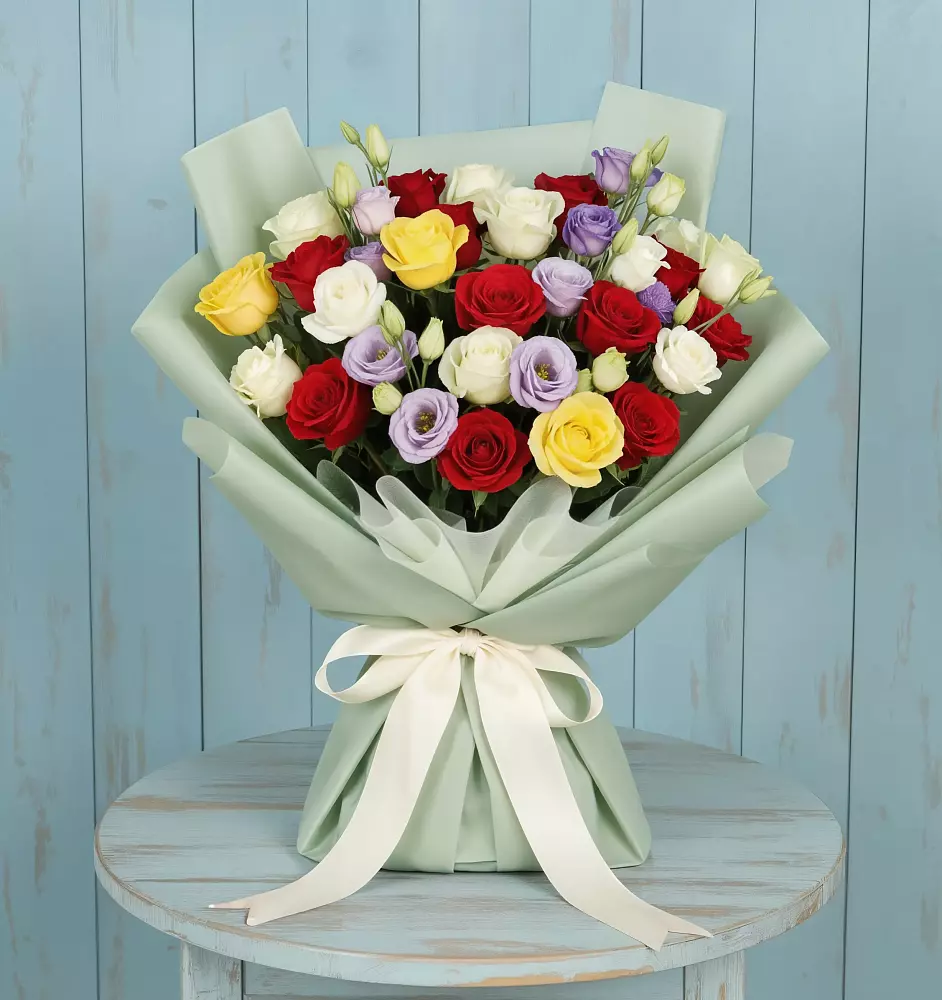 Букет цветов из: Розы в Охе