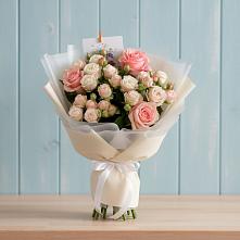 Букет цветов из:  Розы в Охе