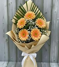 Букет цветов из:  Герберы в Охе