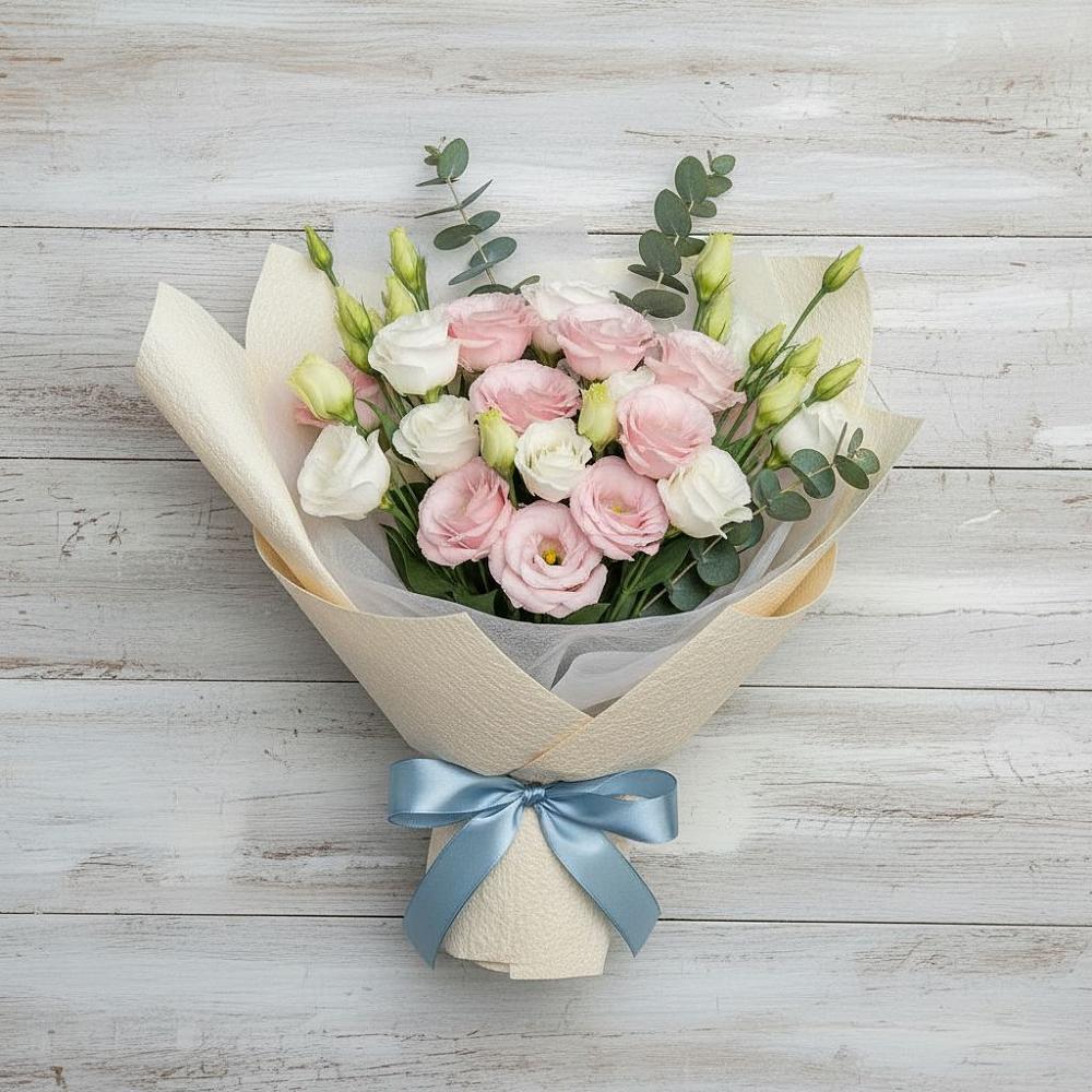 Букет цветов из: Лизиантусы в Охе